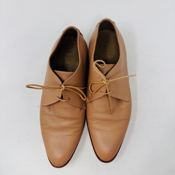 Everlane Tan Leather Sneakers - Picture 5 of 14